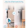 image10 Ft Power Strip Long Cord HANYCONY Extension Cord Surge Protector with Flat Plug 8 Outlets 4 USB Charging Station2 USB C Wall Multiple Plug Outlet Extender for Home Office Desk10Ft