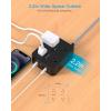 image10 Ft Power Strip Long Cord HANYCONY Extension Cord Surge Protector with Flat Plug 8 Outlets 4 USB Charging Station2 USB C Wall Multiple Plug Outlet Extender for Home Office Desk15Ft