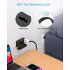 image10 Ft Power Strip Long Cord HANYCONY Extension Cord Surge Protector with Flat Plug 8 Outlets 4 USB Charging Station2 USB C Wall Multiple Plug Outlet Extender for Home Office Desk15Ft