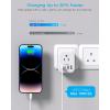image2 Pack US to India Plug Adapter HANYCONY Type D Travel Plug Adapter with 4 Outlets 4 USB Charger 2 USB C Ports India Power Adapter for USA to India Bangladesh Maldives Pakistan Nepal SudanType G  UK Ireland