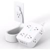 imageExtension Cord 15 Ft Power Strip with 4 USB Ports2 USB C HANYCONY 8 Surge Protector Outlets with Flat Plug Wall Mount Desk for Home Office College Dorm Room Essentials15Ft