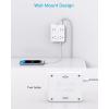 imageExtension Cord 15 Ft Power Strip with 4 USB Ports2 USB C HANYCONY 8 Surge Protector Outlets with Flat Plug Wall Mount Desk for Home Office College Dorm Room Essentials5Ft