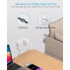 imageExtension Cord 15 Ft Power Strip with 4 USB Ports2 USB C HANYCONY 8 Surge Protector Outlets with Flat Plug Wall Mount Desk for Home Office College Dorm Room Essentials10Ft