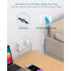 imageExtension Cord 15 Ft Power Strip with 4 USB Ports2 USB C HANYCONY 8 Surge Protector Outlets with Flat Plug Wall Mount Desk for Home Office College Dorm Room Essentials15Ft