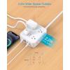 imageExtension Cord 15 Ft Power Strip with 4 USB Ports2 USB C HANYCONY 8 Surge Protector Outlets with Flat Plug Wall Mount Desk for Home Office College Dorm Room Essentials5Ft