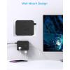 imageExtension Cord 6 Ft HANYCONY Surge Protector Power Strip Long Cord 8 Outlets 4 USB Ports2 USB C Wall Mount 1080J Surge Protection Desk Charging Station for for Home Office Dorm Room EssentialsBlack