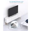 imageExtension Cord 6 Ft HANYCONY Surge Protector Power Strip Long Cord 8 Outlets 4 USB Ports2 USB C Wall Mount 1080J Surge Protection Desk Charging Station for for Home Office Dorm Room EssentialsWhite