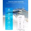 imageMulti Plug Outlet Extender HANYCONY 6 Electrical Outlet Splitter 3 USB Ports2 USB C Power Strip Multiple Wall Outlet Adapter Expander for Home Office Travel College Dorm Room Essentials White