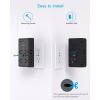 imageMulti Plug Outlet Extender with USB C Ports HANYCONY 3 Sided Power Strip Surge Protector 900J 8 Outlets Splitter 3 USB Wall Charger Wall Adapter Spaced for Home Travel Office Dorm Room ETL ListedBlack