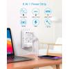 imageMulti Plug Outlet Extender with USB C Ports HANYCONY 3 Sided Power Strip Surge Protector 900J 8 Outlets Splitter 3 USB Wall Charger Wall Adapter Spaced for Home Travel Office Dorm Room ETL ListedWhite