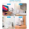 imageMulti Plug Outlet Extender with USB C Ports HANYCONY 3 Sided Power Strip Surge Protector 900J 8 Outlets Splitter 3 USB Wall Charger Wall Adapter Spaced for Home Travel Office Dorm Room ETL ListedWhite