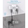 imageOutlet Extender with Night Light HANYCONY Multi Plug Outlet USB Wall Charger Surge Protector 4 USB Ports1 USB C Power Strip Electrical Outlet Splitter Expander for Home Office Dorm Room ETLWhite