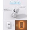 imageOutlet Extender with Night Light HANYCONY Multi Plug Outlet USB Wall Charger Surge Protector 4 USB Ports1 USB C Power Strip Electrical Outlet Splitter Expander for Home Office Dorm Room ETLWhite