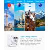 imageUS to Japan Plug Adapter HANYCONY Japan Power Travel Adpter with 2 Outlets 3 USB Ports2 USB C Type A Plug Adapter for Amercian USA to Japanese China Canada Mexico Philippines PeruType I  Australia China