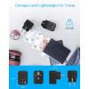 imageUS to Japan Plug Adapter HANYCONY Japan Power Travel Adpter with 2 Outlets 3 USB Ports2 USB C Type A Plug Adapter for Amercian USA to Japanese China Canada Mexico Philippines PeruType EF  Germany FranceBlack