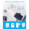 imageUS to Japan Plug Adapter HANYCONY Japan Power Travel Adpter with 2 Outlets 3 USB Ports2 USB C Type A Plug Adapter for Amercian USA to Japanese China Canada Mexico Philippines PeruType J  Switzerland