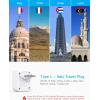 imageUS to Japan Plug Adapter HANYCONY Japan Power Travel Adpter with 2 Outlets 3 USB Ports2 USB C Type A Plug Adapter for Amercian USA to Japanese China Canada Mexico Philippines PeruType L  Italy Chile