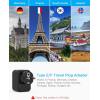 imageUS to Japan Plug Adapter HANYCONY Japan Power Travel Adpter with 2 Outlets 3 USB Ports2 USB C Type A Plug Adapter for Amercian USA to Japanese China Canada Mexico Philippines PeruType EF  Germany FranceBlack
