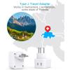 imageUS to Japan Plug Adapter HANYCONY Japan Power Travel Adpter with 2 Outlets 3 USB Ports2 USB C Type A Plug Adapter for Amercian USA to Japanese China Canada Mexico Philippines PeruType J  Switzerland