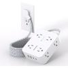 imageExtension Cord 15 Ft Power Strip with 4 USB Ports2 USB C HANYCONY 8 Surge Protector Outlets with Flat Plug Wall Mount Desk for Home Office College Dorm Room Essentials25Ft