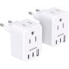 imageUS to Japan Plug Adapter HANYCONY Japan Power Travel Adpter with 2 Outlets 3 USB Ports2 USB C Type A Plug Adapter for Amercian USA to Japanese China Canada Mexico Philippines PeruType C  Most of Europe2 Pack