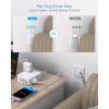 image10Ft Extension Cord with Multiple Outlets Surge Protector Power Strip 10 Ft Cord 8 Outlets 4 USB Ports2 USB C Flat Outlet Extender Desk Charging Station for Home Office College Dorm Essentials